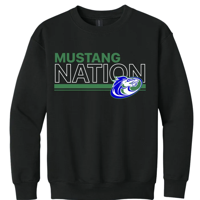 Mustang Nation Sweatshirt - black - front